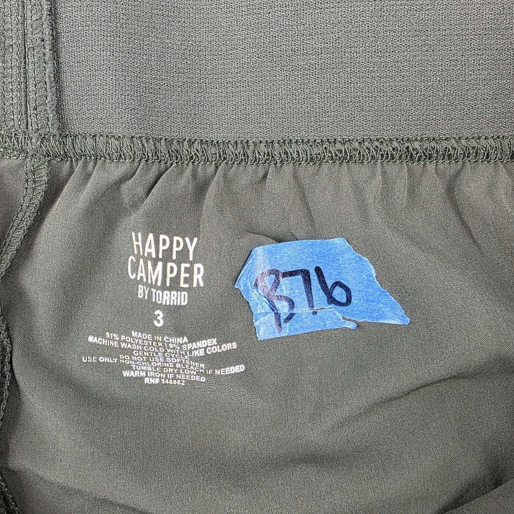 Torrid Happy Camper Woven Strech Pull On Pant In Olive Size 3X B76 - Picture 6 of 6